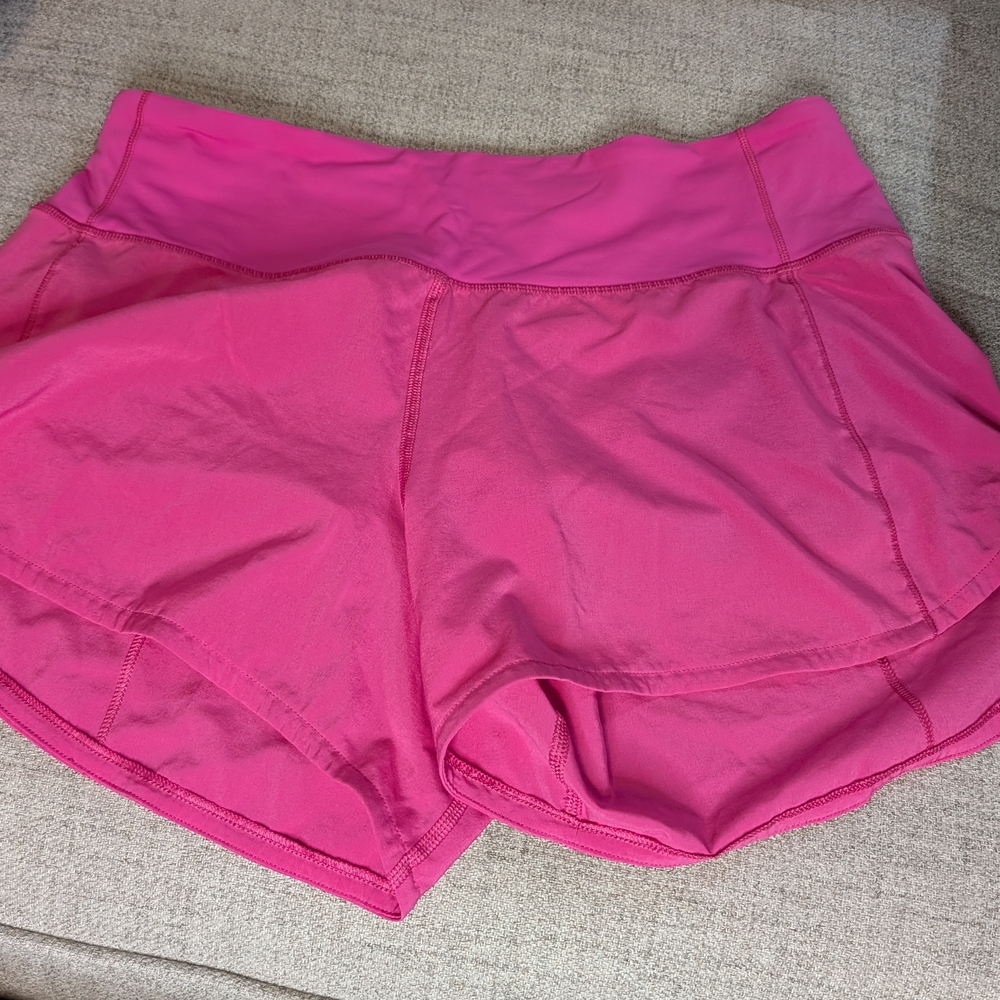 Lululemon Athletica Bright Pink Athletic Shorts